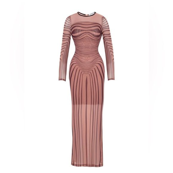 YG COLLECTION KIM MESH DRESS - Picture 4 of 4